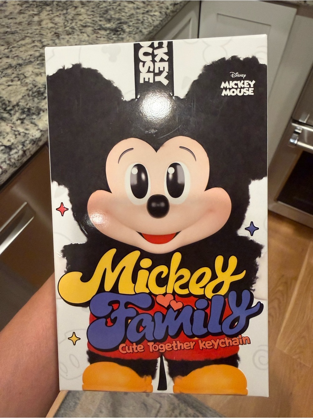 Pop mart Mickey Family Cute Together Keychain
